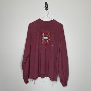 Vintage Aztec Crewneck Sweatshirt